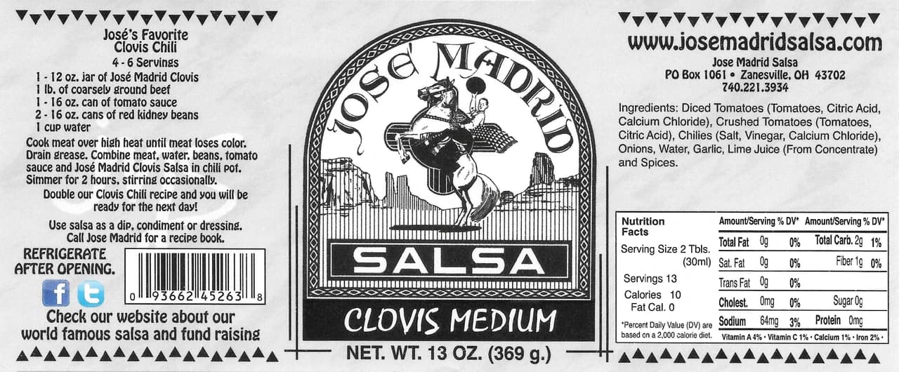 Clovis Medium Salsa view 6
