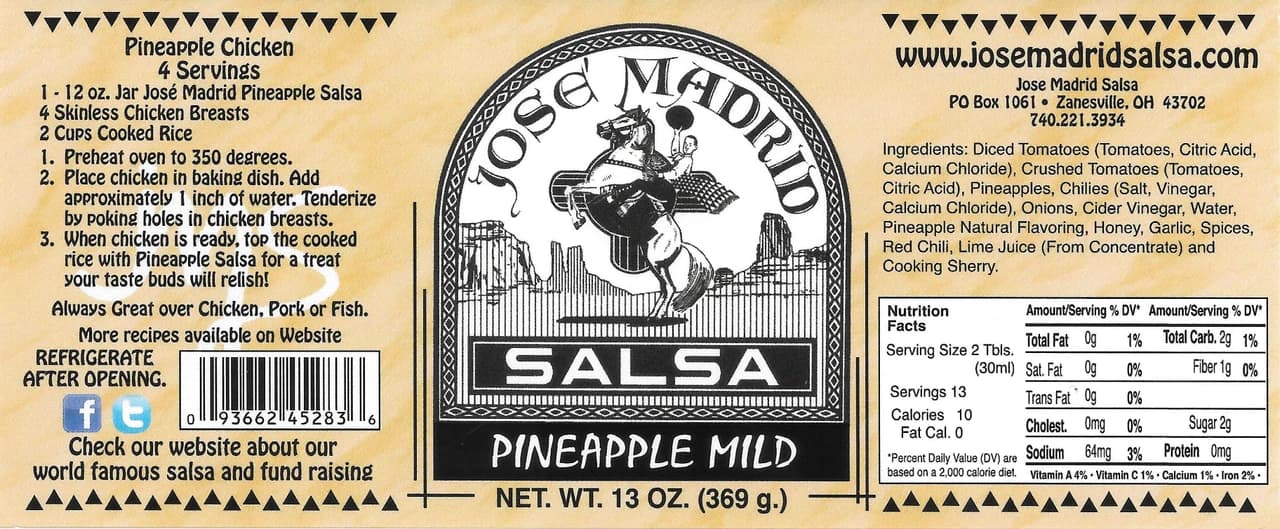 Pineapple Mild Salsa view 9