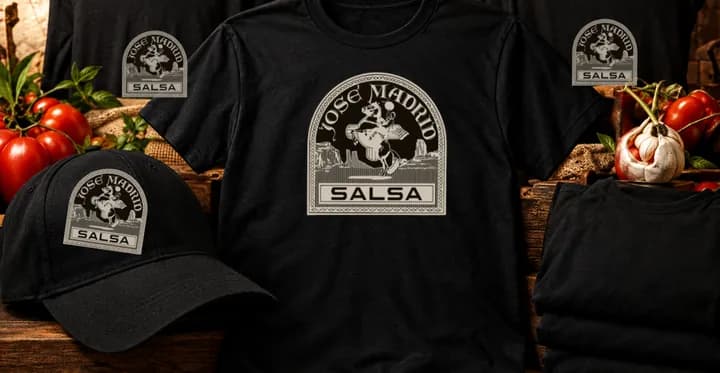 Jose Madrid Salsa t-shirts and a cap