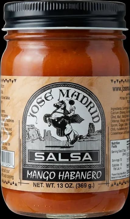 Mango Habanero Salsa salsa jar